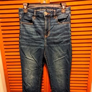 American Eagle Curvy Ne(x)t Level stretch super high-waisted jeggings